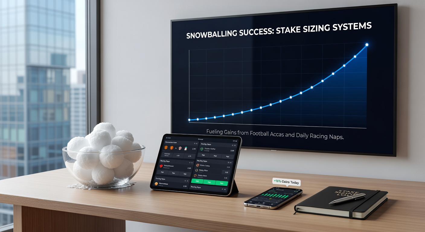 Infographic illustrating Kelly Criterion calculations for a football accumulator and racing nap bet