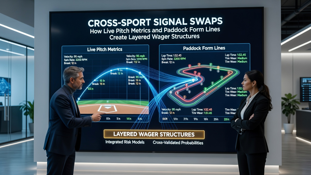 Screenshot of a betting interface displaying combined soccer and racing wager layers