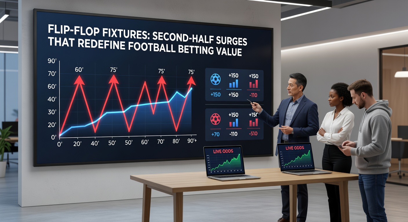 Close-up of a football coach making a tactical substitution during a tense second half, with the bench erupting as a fresh player sprints onto teh pitch