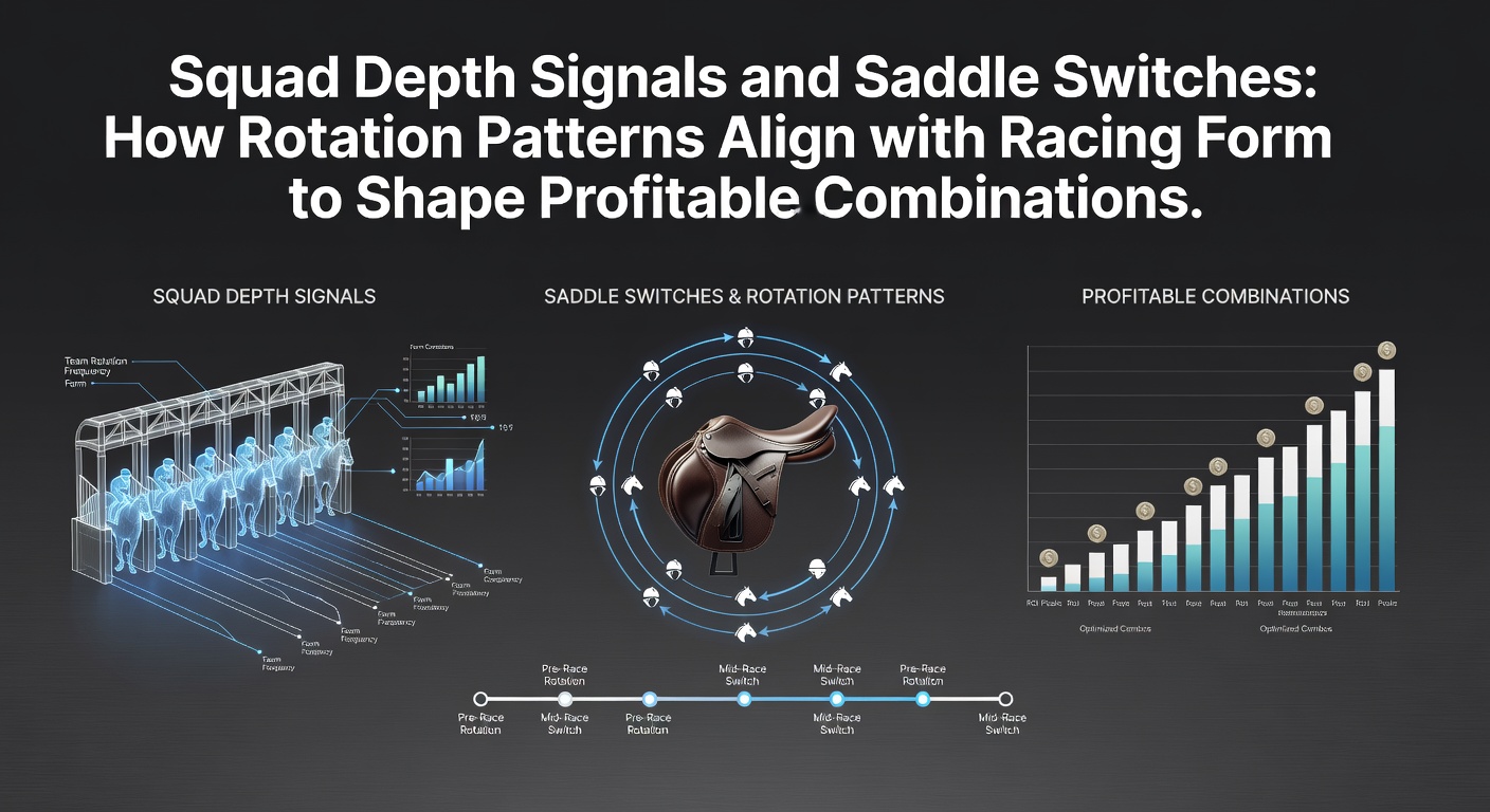 Analysis of squad rotation patterns in football alongside jockey changes in horse racing for betting combinations