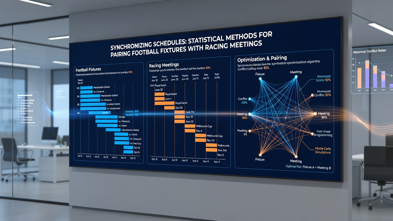 Heatmap visualization showing synchronized peak betting windows between Saturday football fixtures and concurrent horse racing programmes